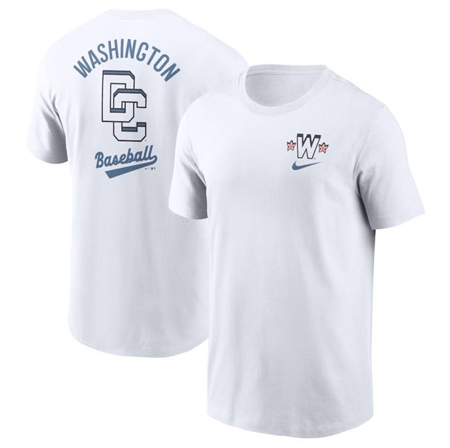 Men's Washington Nationals White 2025 City Connect T-Shirt